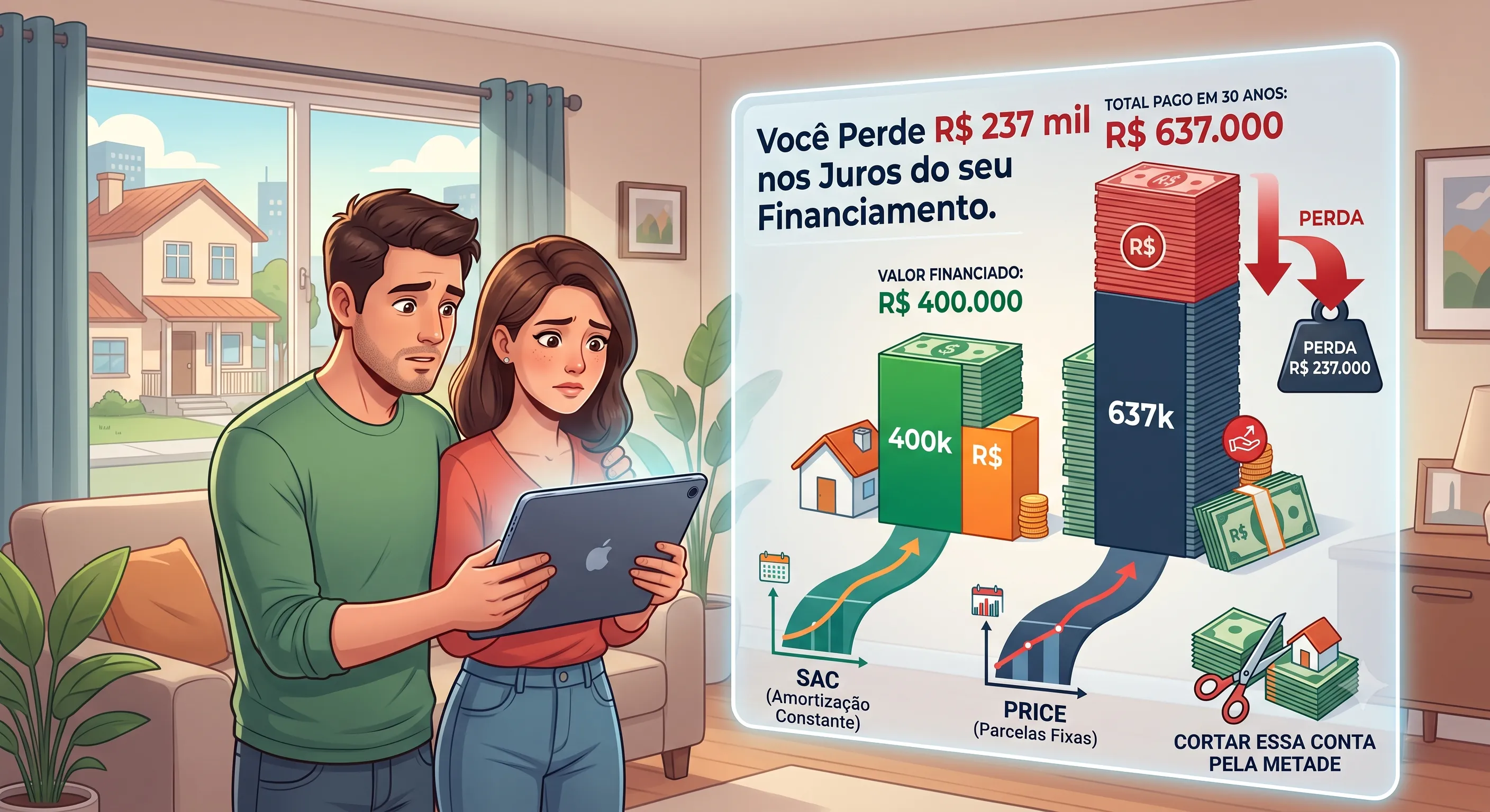 É preciso entender como funciona um financiamento imobiliário para não perder dinheiro